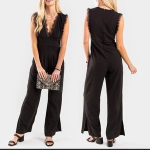 Francesca's Collections Miami Courtney lace jumpsuit